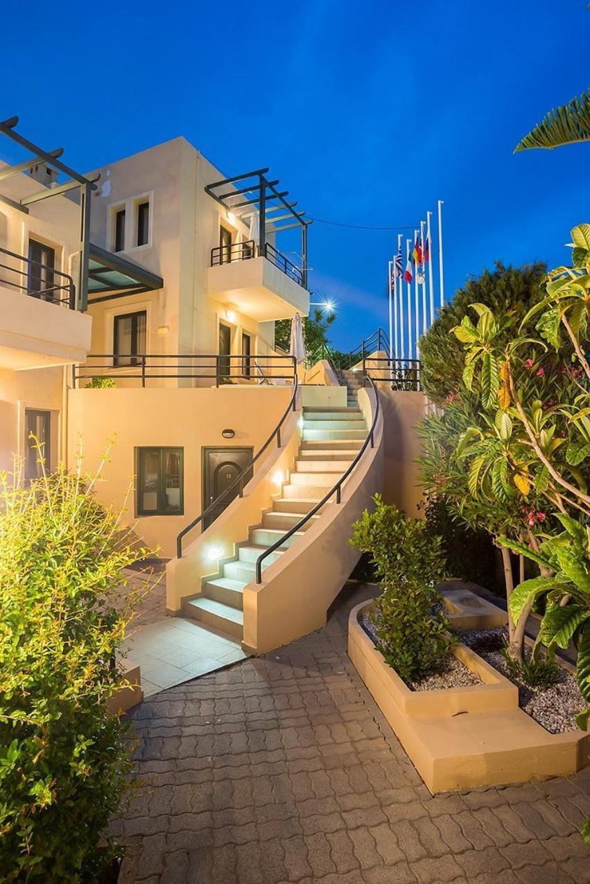 Rainbow Hotel Apartments Chania  Bagian luar foto